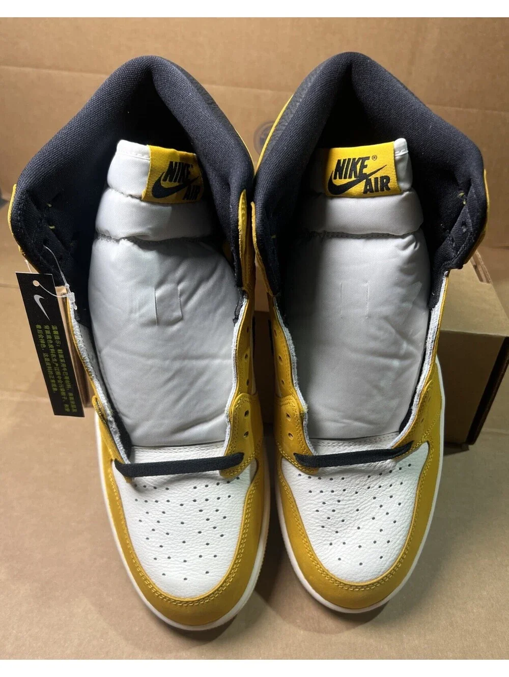 Air Jordan 1 Retro High OG Yellow Ochre DZ5485701 Yellow Ochre/Black/Sail Sz 13